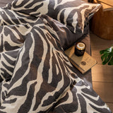 Bedding set Polyester Zebra pattern Duvet Cover Pillowcase Bed Sheet Fashion Bed sets King Queen Twin Size