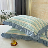 Qfdian  Cotton Lace Pillow Cover One Pair 48x74cm Pillow Core Inner Liner Washable Bedroom Decoration Pillow Case Bedding Accessories