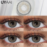 Qfdian  Cleopatra Series NEW Colored Pupils Makeup Green Contact Lenses Beauty Women Colored Pupils Cosmetic Brown Natural Pupils