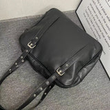Qfdian Transparent All Match Casual Ita Bags 2025 Streetwear Y2k Aesthetic Women's Handbags Trendy Vintage Simple Shoulder Underarm Bag