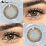 Qfdian  NEW Cleopatra Series Contact Lenses Cosmetics Eye Color Lenses Woman Accesories Black Lens Makeup Beauty Brown Lenses