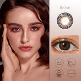 Qfdian Magister Colored Contact Lenses For Eyes 1 Pair Color Contact Lenses 3 TONE Color Lens Eyes Contacts