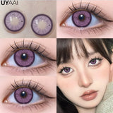 Qfdian  Color Contact Lenses for Eyes Makeup Brown Natural Big Eye Lenses Gray Eye Contact Green Color Lens NEW Cleopatra Series