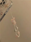 Qfdian  Drip Glue Stereoscopic Butterfly Diamond iPhone 15 14 Phone Case Suitable For 13 ProMax 12 11 Chain Hanging Strap xsmax Portable