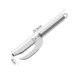 Qfdian Stainless Steel 3 in 1 Fish Scale Knife Sawtooth Peelers Scraping Boning Filleting Fish Scale Remover Tools Kitchen Accesories