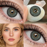 Qfdian  Siri Series NEW Colored Contacts Lenses Cleopatra Series Beauty Women Makeup Green Pupils Cosmetic Brown Natural Contacts