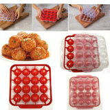 Qfdian  ‌New Meatball Mould Gadget Fish Ball Make Gadget Rice Ball Mold Ice Grid Silicone Mold Kitchen Utensils Kitchen Accessories