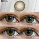Qfdian  Beauty Color Contact Lenses Makeup Blue Lens Black Big Eye Lenses Color Contact Lenses Brown Natural Contact Lenses