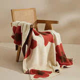 Qfdian   Ins Style Sunflower Nap Blanket Camping Warm Single Person Leisure Thick Blanket Sofa Air Conditioning