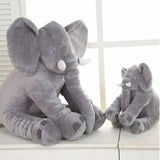 Qfdian 40cm Soft Elephant Plush Toys Cute Elephant Baby Sleeping Pillow Stuffed Animals Best Gifts For Kids Birthday Room Decoration
