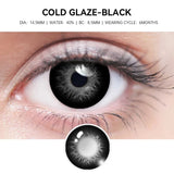 Qfdian  2pcs pupils halloween Blue Green contact lenses for Eyes Natural Colored contact lenses Prescription myopia Brown Lens