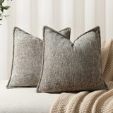 Qfdian  Ins Nordic Cushion Cover Thickened Chenille Throw Pillow Covers Green Decorative 45x45/50x50/65X65cm Sofa Bed Living Room Decor
