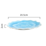 Qfdian Ceramic Rose Coffee Cup Saucer Exquisite Butterfly Kettle Afternoon Camellia Flower Teacup Flower Decoration Milk Coffee Cup New