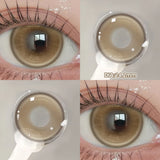Qfdian  2pcs/pair New Cosplay Contact Lenses for Eyes Makeup Pupils Cosmetics Blue Eye Color Lenses for Myopia Lens 14.2/14.5mm