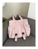 Qfdian Japanese Simple Solid Women's Handbags Fashion All Match Y2k Aesthetic Chic Shoulder Bags Casual Streetwear Vintage Underarm Bag