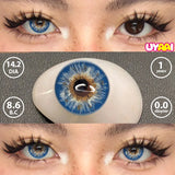 Qfdian  Color Contact Lens Black Lenses Natual look Brown Beauty Pupils Makeup Blue Contact Gray Eyes Women Cosmetic Fashion Lens