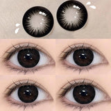 Qfdian 1 Pair Myopia Colored Contact Lenses Natural Look Pupils Beauty Color Lens Eyes Contacts Cosmetics For Women Colour Makeup