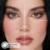Qfdian 1 Pair Colored Pupils for Eyes Cosmetic Green Eye Lenses Color Gray Lenses for Woman Fast Delivery Cheap Eye Contacts