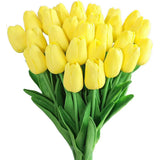Qfdian  10PCS Artificial Flower Real Touch Tulip Scrapbooking Vase for Home Decor Wedding Garden Rose Arch Garland  Mother's Day Bouquet