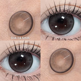 Qfdian  1Pair Real Color Eye Lenses Myopia Pink Blue Contact Lenses Eye Color Lenses Makeup Pupils Graduate Lenses Fast Shipping