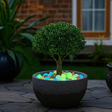 Qfdian  Luminous Stones Mixed Color Glow Rocks Decorations