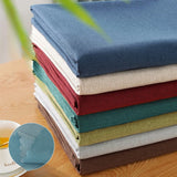 Qfdian  Solid Color Circular Tablecloth Waterproof Oil Proof Dustproof Dining Table Decoration Hotel Restaurant Tablecloth Cover Cloth