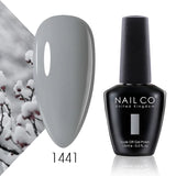 Qfdian  15ml 334 Blue Pink Colors Nail Gel Polish Soak Off UV LED Nail Lacquer Varnish Semi Permanent Nail Art Gel For Nail Art