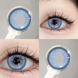 Qfdian Colored Beautiful Pupil Contact Lenses Myopia Cosmetic for Eyes Artificial pupil Degree Contact  lens Prescription