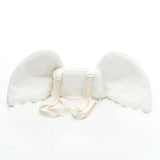 Qfdian Trendy Lolita Chic Preppy Wings Backpack All Match Sweet Fashion Kawaii Schoolbags Casual Y2k Aesthetic Women Backpacks Trendy