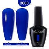 Qfdian  15ml UV Gel Nail Polish Semi Permanent Gel Varnish Enamel Brown Nail Gel Design Red Nails Art Nude Color Glitter Manicure