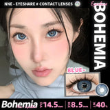 Qfdian 1Pair Natural Colored Contact Lenses 1Pair Beauty pupillents Yearly Grey Pupils Brown Contacts New Cosmetic