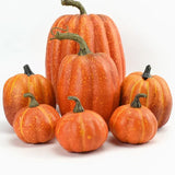 Qfdian  1Set Halloween Artificial Pumpkin Model Simulation Pumpkin Decor for Garden Party Holiday Decoration Use