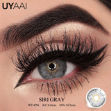 Qfdian  NEW Color Contact Lenses Siri Series Women Makeup Color Pupils Natural Contact Lens Cosmetics Beauty Green Lens Blue lens