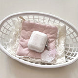Qfdian  Cute fish rolls are suitable for Apple earphone case airpods4 wireless bluetooth earphone case.