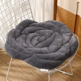 Qfdian  Office Sedentary Artifact Chair Cushion Petals and Flower Are Soft and Cushioned Romantic Rose Shaped Plush Seat Cushion Mat
