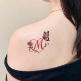 Qfdian  Minimalist Leaf Vine Tattoo Sticker Waterproof Long Lasting Fine Line Temporary Tattoo for Women Finger Hand