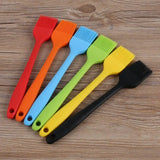 Qfdian Silicone BBQ Oil Brush Basting Brush DIY Cake Bread Butter Baking Brushes Kitchen Cooking Barbecue Accessories BBQ Tools