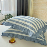 Qfdian  Cotton Lace Pillow Cover One Pair 48x74cm Pillow Core Inner Liner Washable Bedroom Decoration Pillow Case Bedding Accessories