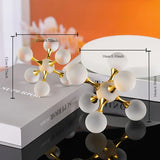 Qfdian  Minimalist Crystal Art Ornaments Geometric Crystal Sculpture Living Room TV Cabinet Coffee Table Entrance Home Decoration