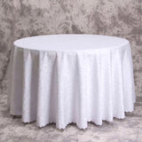 Qfdian  Thickened Circular Tablecloth for Hotel Restaurants Suitable for Parties European Jacquard Solid Color Durable Tablecloth Pad