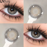 Qfdian  Contact lenses Makeup Color Contacts Lens Colorcon Water Light Cosmetics Blue Eyes Lens Beauty Green Pupils Fashion Eyes