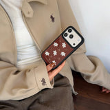 Qfdian  ins Girl Lily Flower Applicable to Apple 17 Mobile Phone Case iPhone17Promax New 16 Premium Sense 15 Protective