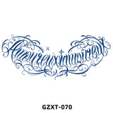 Qfdian New Wholesale Juice Chest Stickers Tattoo Herbal Semi-permanent Back Tatoo Wings Tattoo Stickpaper