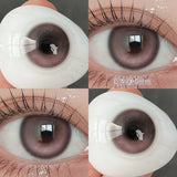 Qfdian  1 Pair Pink Series Contact Lenses for Eyes Beauty Pupils Makeup Eye Lenses for Myopia Natural Color Lenses Blue Lenses