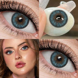 Qfdian  Siri Series NEW Colored Contacts Lenses Cleopatra Series Beauty Women Makeup Green Pupils Cosmetic Brown Natural Contacts