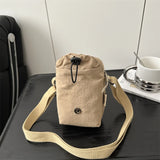 Qfdian  Streetwear Casual Simple Mini Cellphone Bags Y2k Aesthetic Fashion Trendy Shoulder Bag Women Vintage Pleated Handbags Crossbody