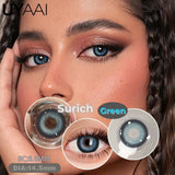 Qfdian  Contact Lenses Beauty Color Contact Blue Eye Color Lenses Natual Black Lenses Woman Accesories Natural Contact Lenses