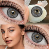 Qfdian  Siri Series NEW Colored Contacts Lenses Cleopatra Series Beauty Women Makeup Green Pupils Cosmetic Brown Natural Contacts