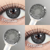 Qfdian 1 Pair Brown color Contact Lenses for Eyes Blue Lenses Gray contact Lenses eye makeup Eye Cosmetics