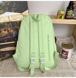 Qfdian  Women Y2k Aesthetic Simple Star Backpack All Match Students Fashion Casual Schoolbags Japanese High-capacity Backpacks Trendy